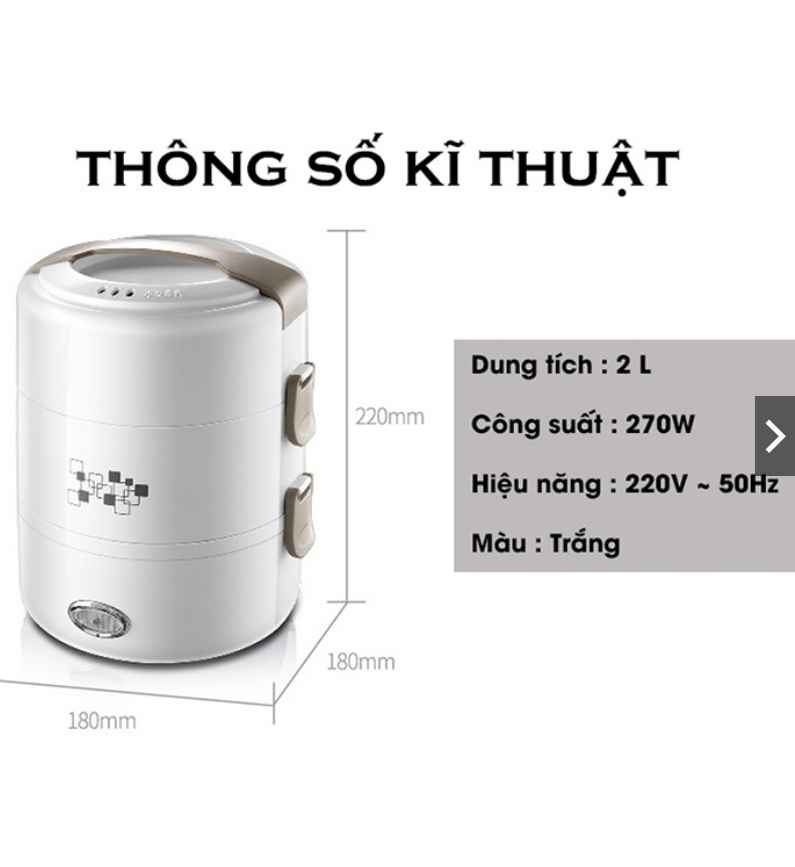 Hộp cơm hâm nóng và giữ nhiệt DH616