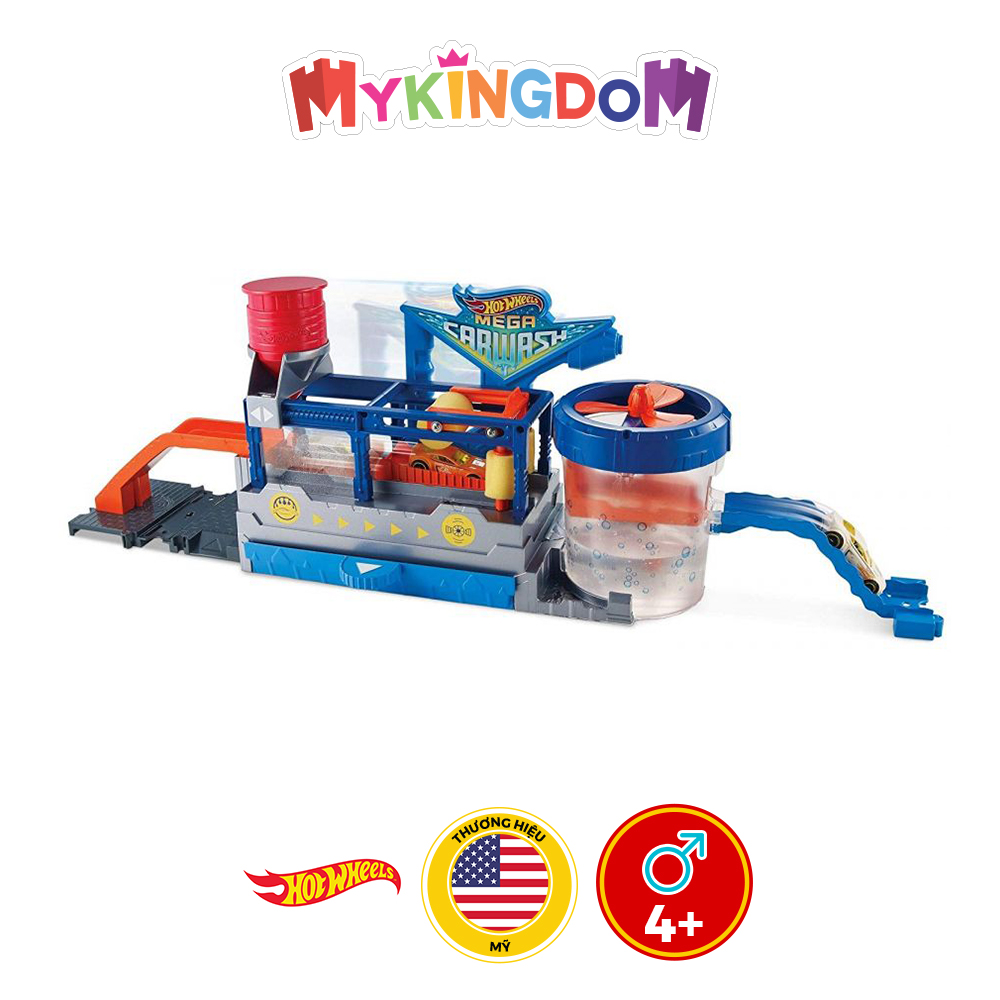 Mô Hình Trạm Rửa Xe Thông Minh Tuyệt Đỉnh Hot Wheels FTB66