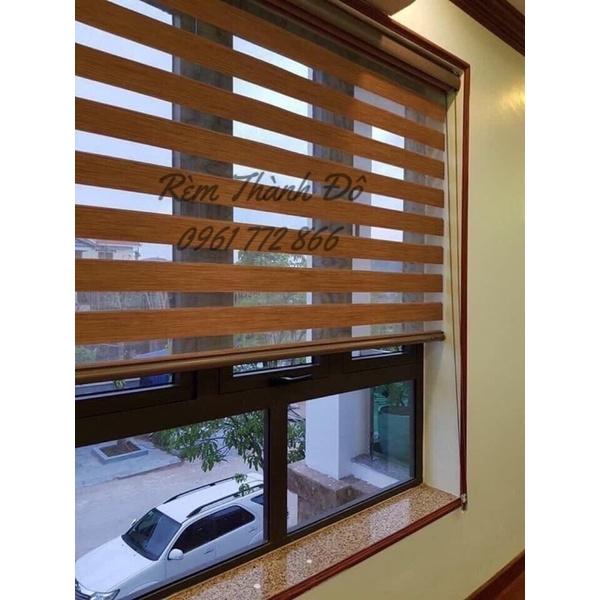 Rèm cuốn cầu vòng Hàn Quốc hệ Woodlook/ rèm cầu vòng cản sáng 90