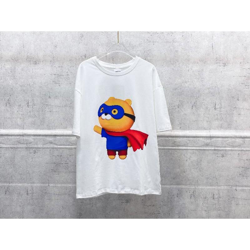 Áo thun Hero White cực hot hit phom rộng Unisex chất cotton 100%