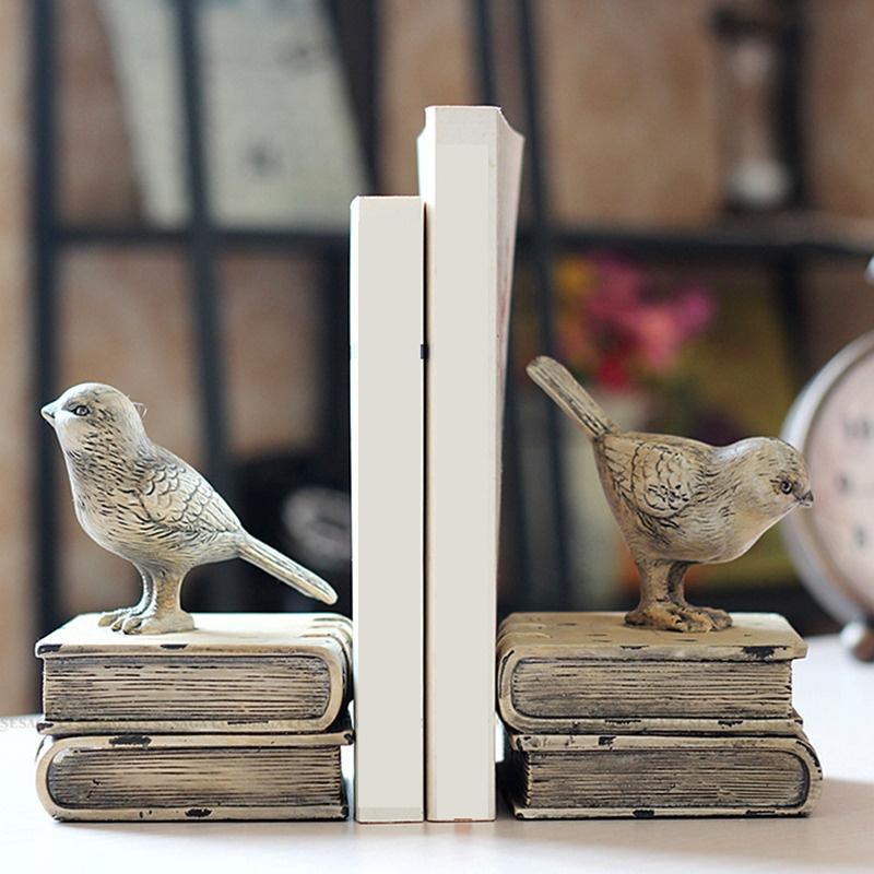 1 Phụ Kiện Trang Trí Để Bàn Hình Chú Chim Phong Cách Vintage