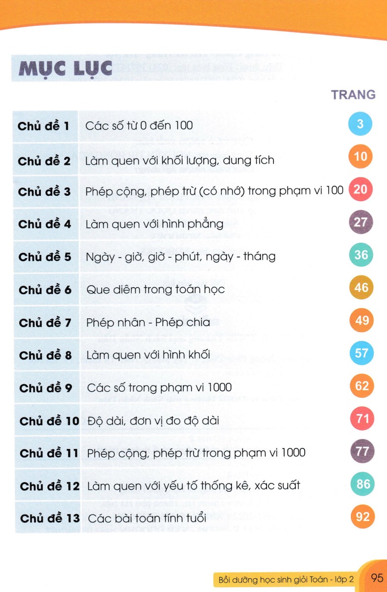 Bồi Dưỡng Học Sinh Giỏi Toán Lớp 2 (Biên Soạn Theo Chương Trình GDPT Mới - ND)