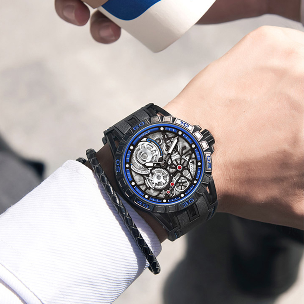 Đồng hồ đeo tay nam Quartz Dây da 3ATM dành cho nam giới