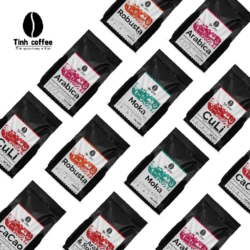 Cà phê Blend Arabica & Robusta Tinh Coffee, Vị cân bằng, đậm đà, thơm 100% nguyên chất, rang xay mộc - 250gr / 500gr