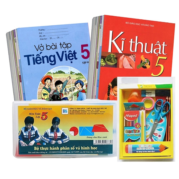 Combo 1 - Cùng Bé Đến Trường - Lớp 5