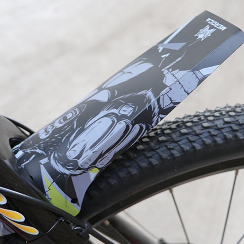 Mountain Bike Mudguard Carbon Fiber Pattern Color DH Downhill Mountain Bike Saddle Mud Removal Tile Bicycle Fender Parts