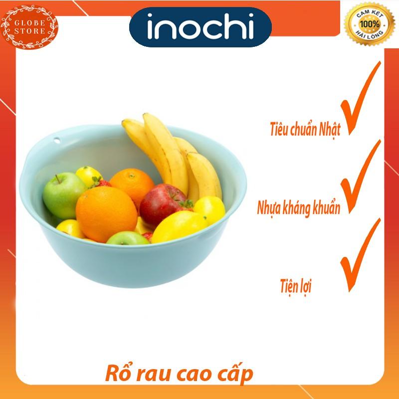 Rổ Nhựa Rửa Rau, Yoko Inochi Chắc Chắn Sang Trọng Gọn Gàng An Toàn Zise 23cm-30cm-35cm.