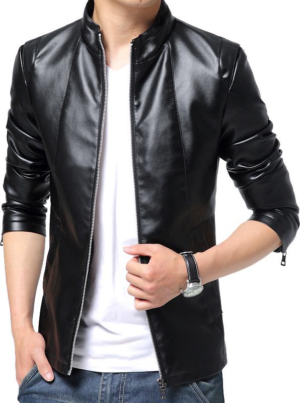 Áo Khoác Da Slim-Fit Dành Cho Nam
