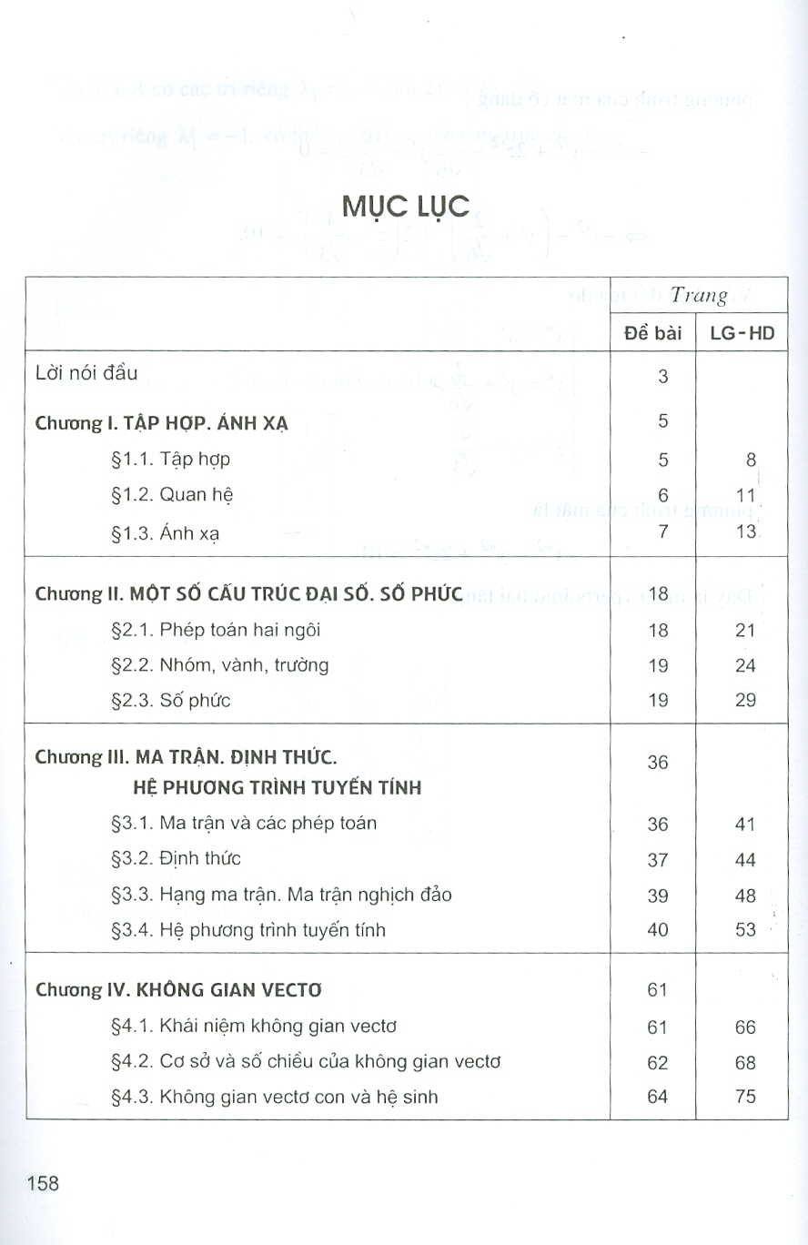 Combo 2 Quyển Toán Học Cao Cấp, Tập 1 - Đại Số Và Hình Học Giải Tích (Bài Học + Bài Tập) (Tái bản năm 2023)