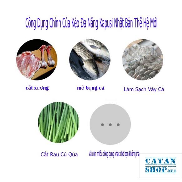 Kéo cắt xương gà sk5 Loại Lớn, Kéo làm bếp Nhật Bản đa năng siêu sắc, cắt tỉa cây cảnh, cắt vải, tiện dụng, cầm chắc tay
