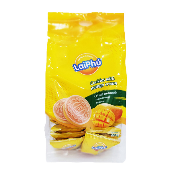 Hình ảnh Bánh Cookie Lai Phú Kem Xoài 350G