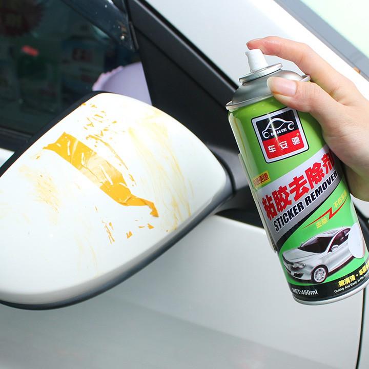 Chai xịt tẩy keo dán nhựa vỏ xe ô tô, xe máy Sticker Remover