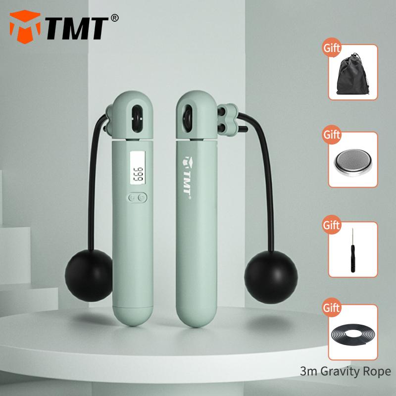 TMT Điện Tử Dây Nhảy Với Bộ Đếm Tốc Độ Không Dây Bỏ Qua Điều Chỉnh Crossfit Tay Cầm Chống Trượt Cho Tập Luyện Nhảy Đào Tạo