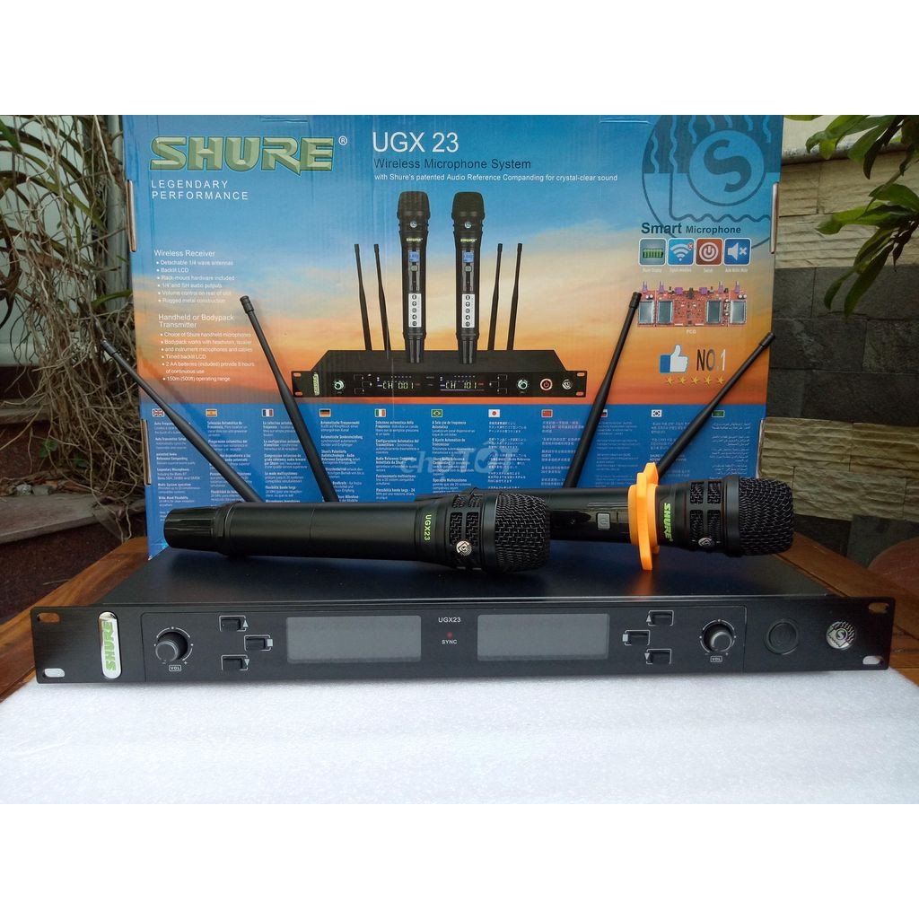 Micro karaoke không dây SHURE UGX-23 phiên bản 2020