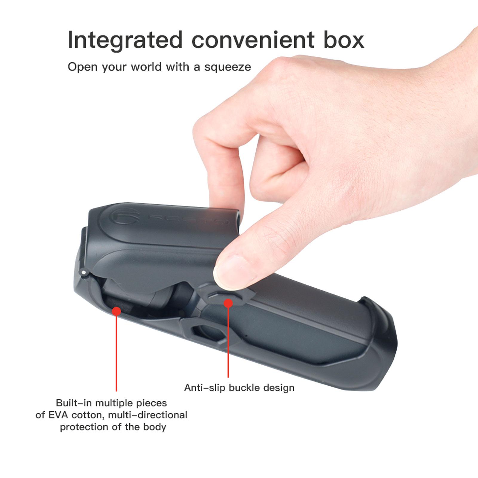 Bao Da Bảo Vệ Hộp Lưu Trữ Di Động Có Dây Buộc Cho FIMI Lòng Bàn Tay 2 Bỏ Túi Gimbal Phụ Kiện Máy Ảnh