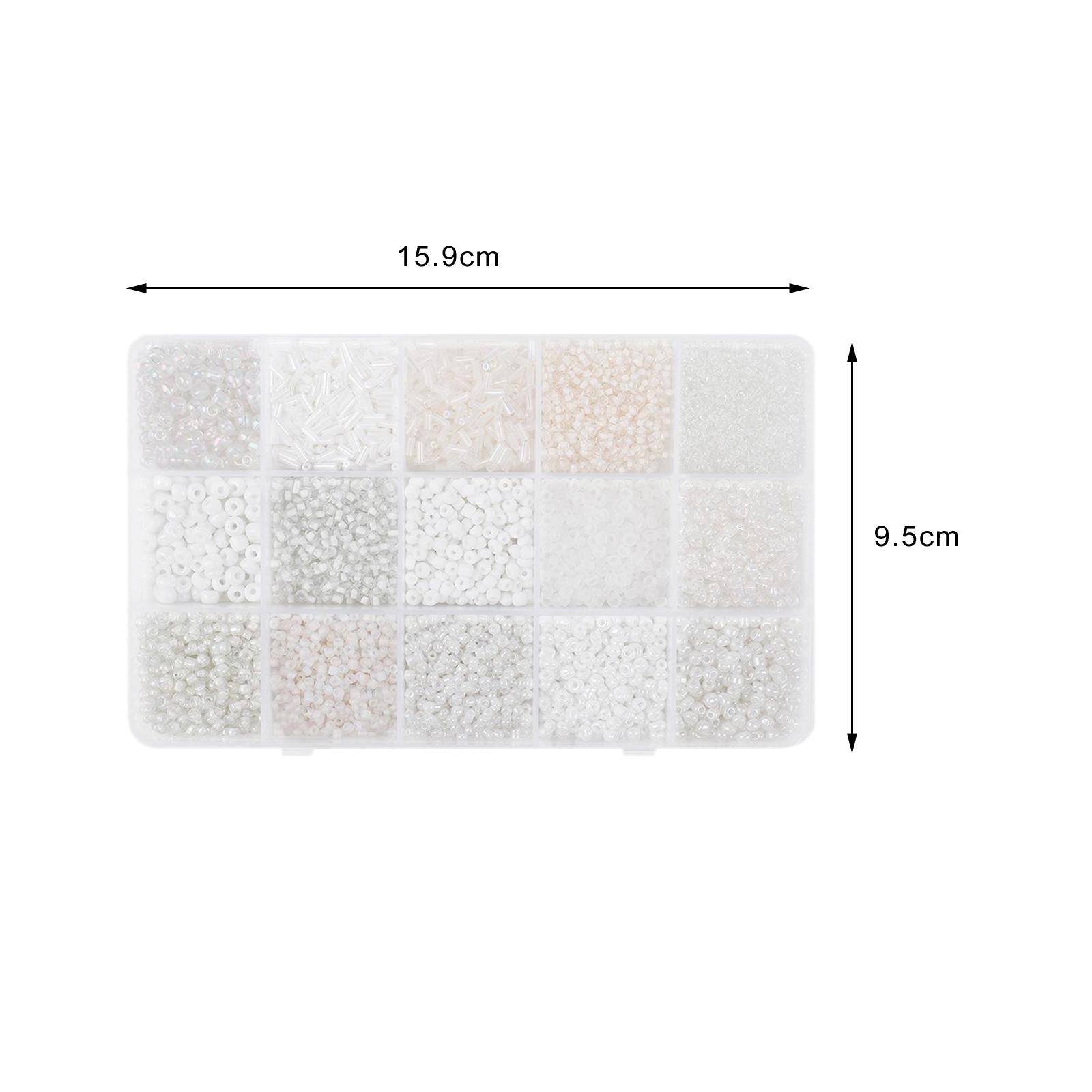 Glass Beads , Small Beads Crafting Supplies, DIY Handmade Colorful Craft Beads, Loose Spacer Beads for Jewelry Making Pendants Earring