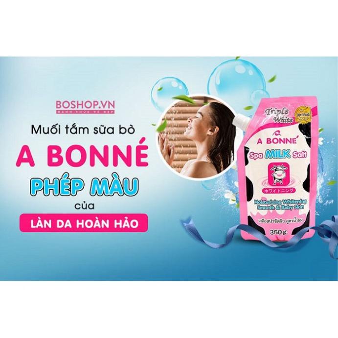 Muối Tắm Sữa Bò ABonne Tẩy Da Chết Body