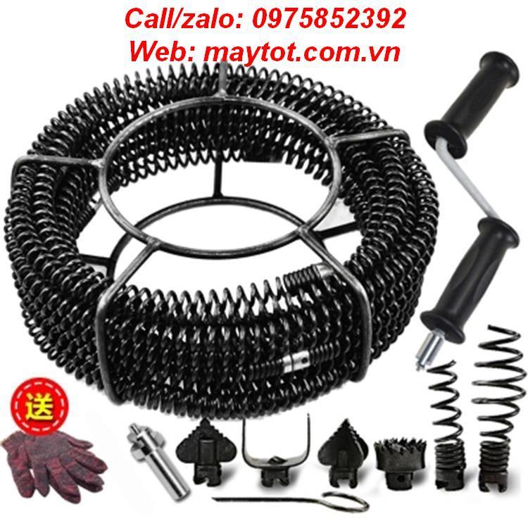 Dây thông cống lò xo phi 16 dài 3m dùng tay quay