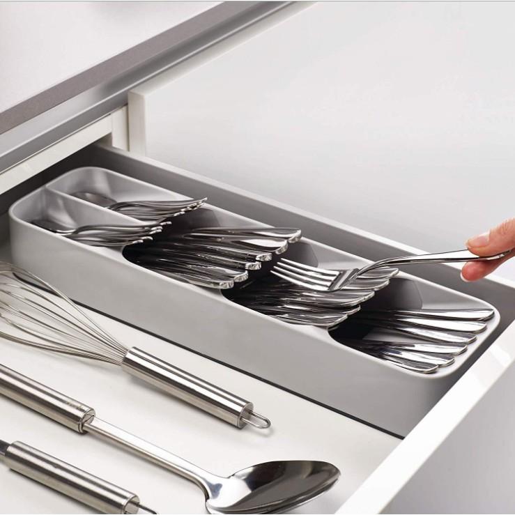 Bộ 2 Hộp Đựng Muỗng Đũa Ngăn Tủ Bếp Ăn PP Japan - Home and Garden