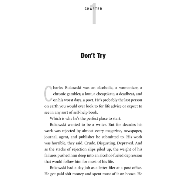The Subtle Art of Not Giving a F*ck: A Counterintuitive Approach to Living a Good Life