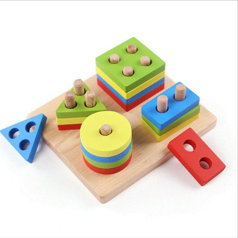 Combo đồ chơi giáo dục bằng gỗ cho bé phát triển kĩ năng toàn diện