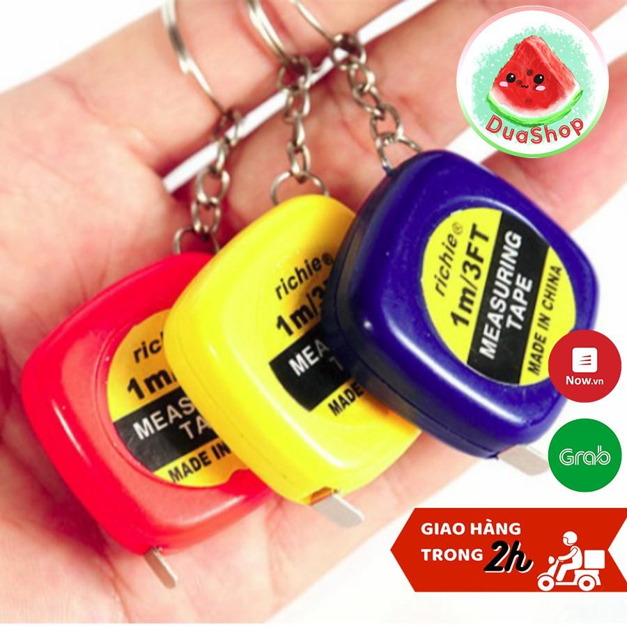 Móc khóa thước dây 3,5*3,5 cm Duashop