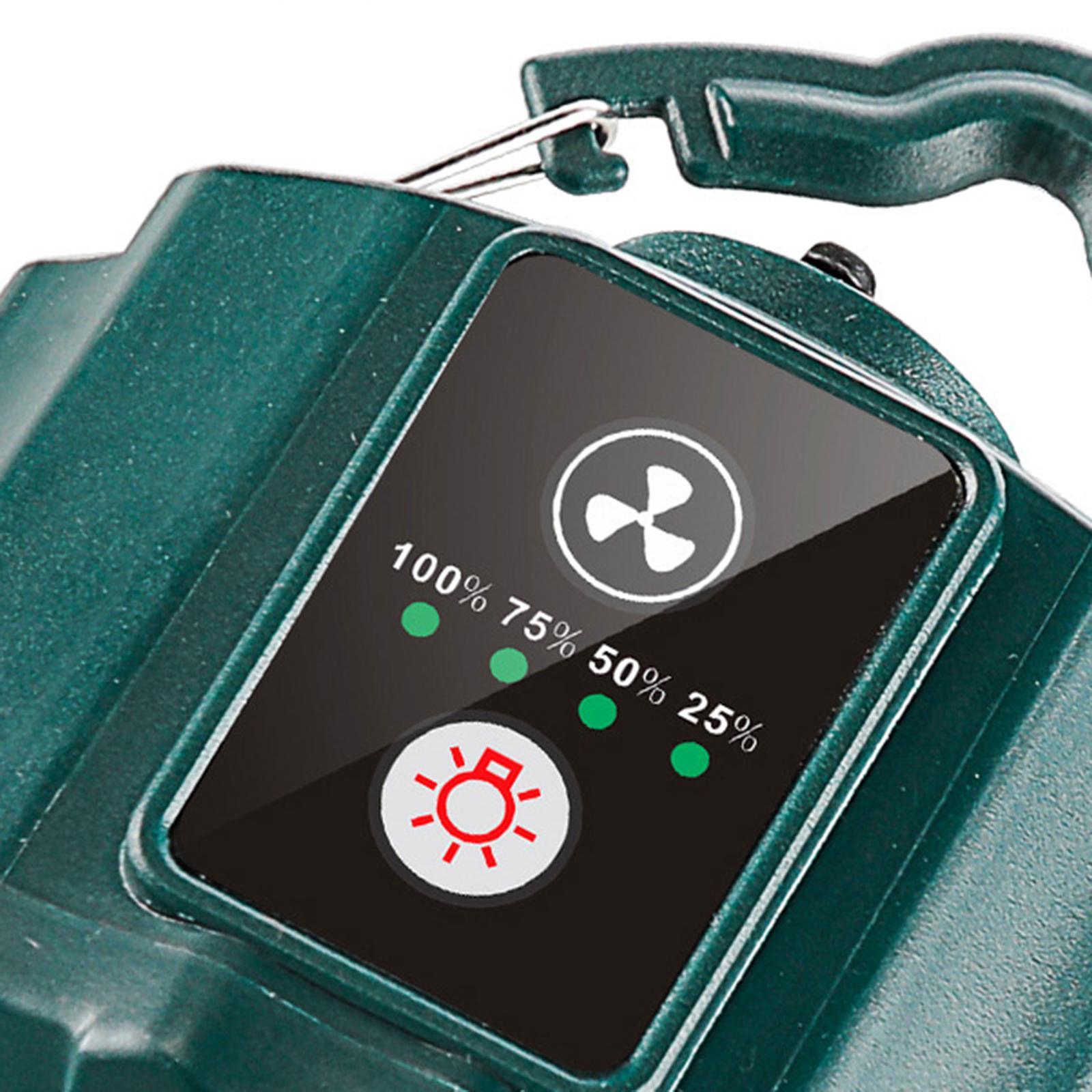 Camping Fan with Hanging Hook Remote Control with LED Lantern Tent Fan Light