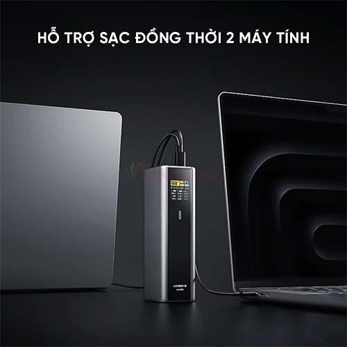 Sạc dự phòng Cuktech Power Bank 15 Ultra 1USB 2Type-C 100W 20000mAh PB200 - Hàng chính hãng