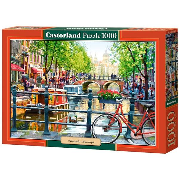 Xếp hình puzzle Amsterdam Landscape 1000 mảnh Castroland C103133