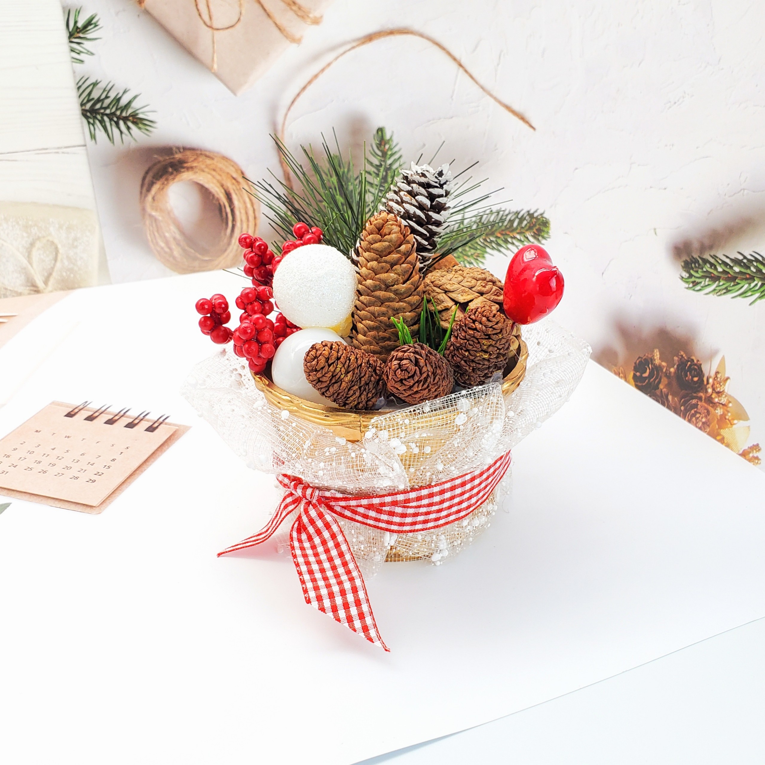 Cây Thông Nhí TNM13 Chậu Thông Trang Trí Giáng Sinh Cây Thông Noel