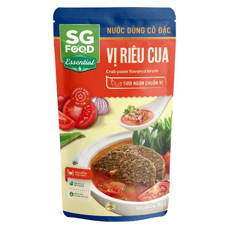 Nước Dùng Cô Đặc Vị Riêu Cua SG Food Túi 180G – 8936013230719