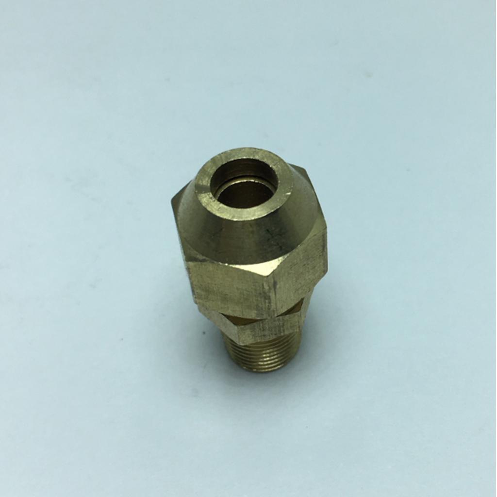 Straight Connector Plumbing Fitting, Male Adapter, 1/8inch , Copper- Heavy Duty