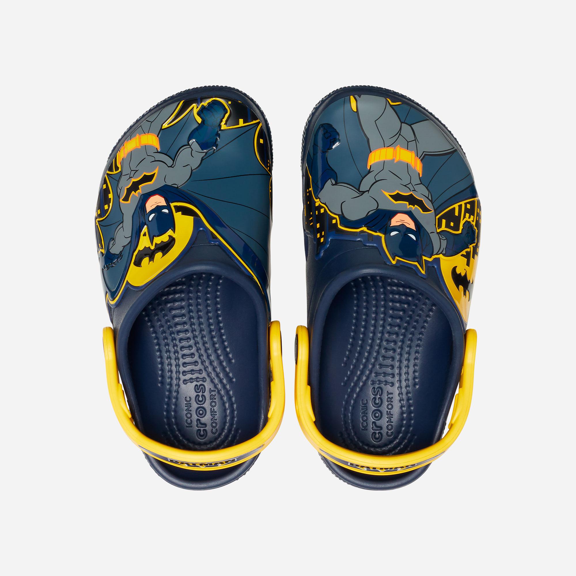 Giày nhựa trẻ em Crocs Funlab Batman - 207470-410