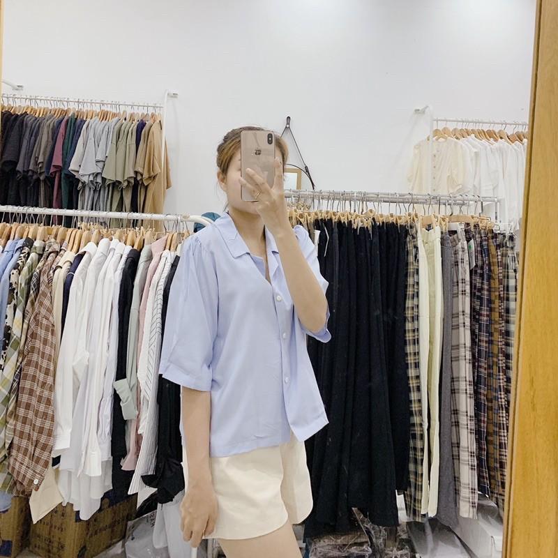 Sơ mi lụa tone pastel