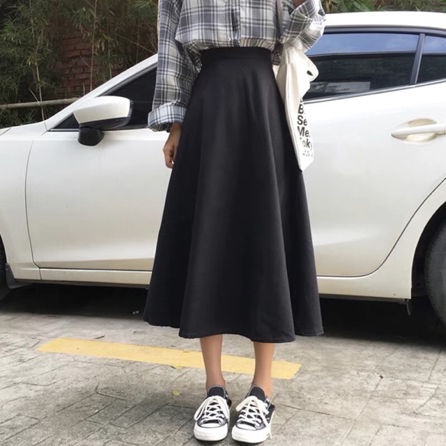 Chân Váy Xòe Dài điệu đà, thanh lịch