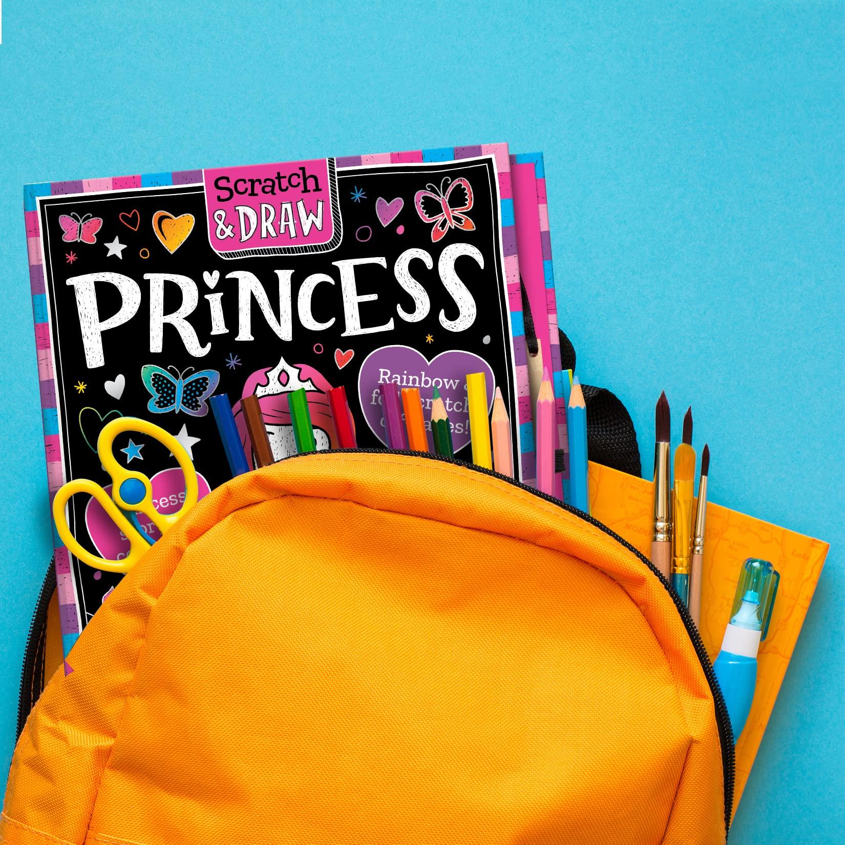 Scratch &amp; Draw Princess - Scratch Art Activity Book