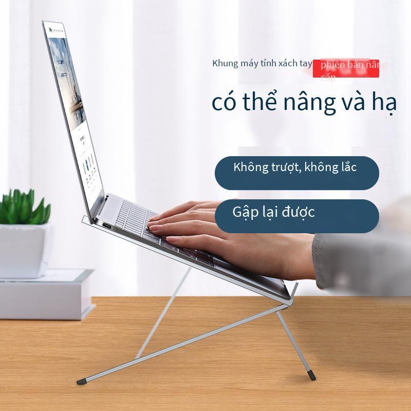 Khuyến mại Nâng cấp Máy tính xách tay Khung gấp Hợp kim nhôm Lưu trữ Máy tính để bàn Giá đỡ Máy tính xách tay Di động Giá đỡ