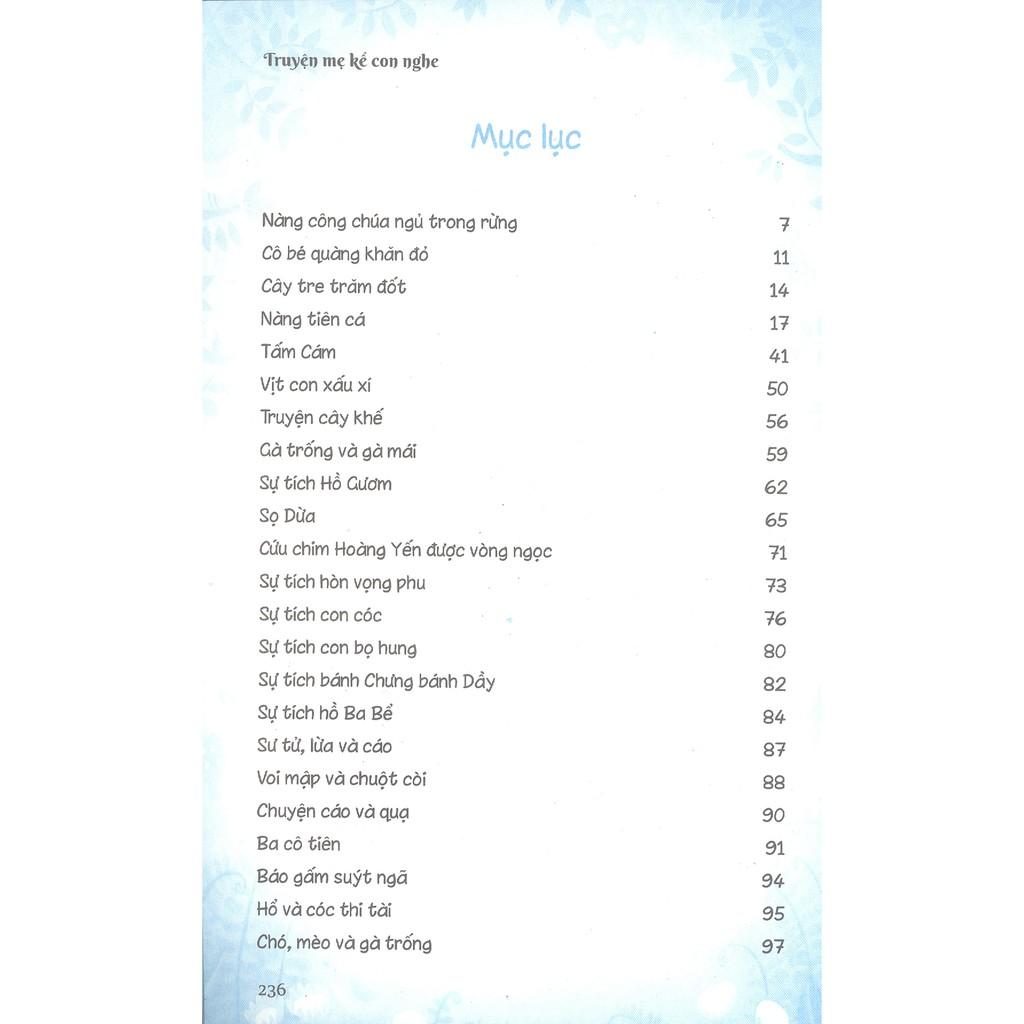Truyện Mẹ Kể Con Nghe (2 Màu)