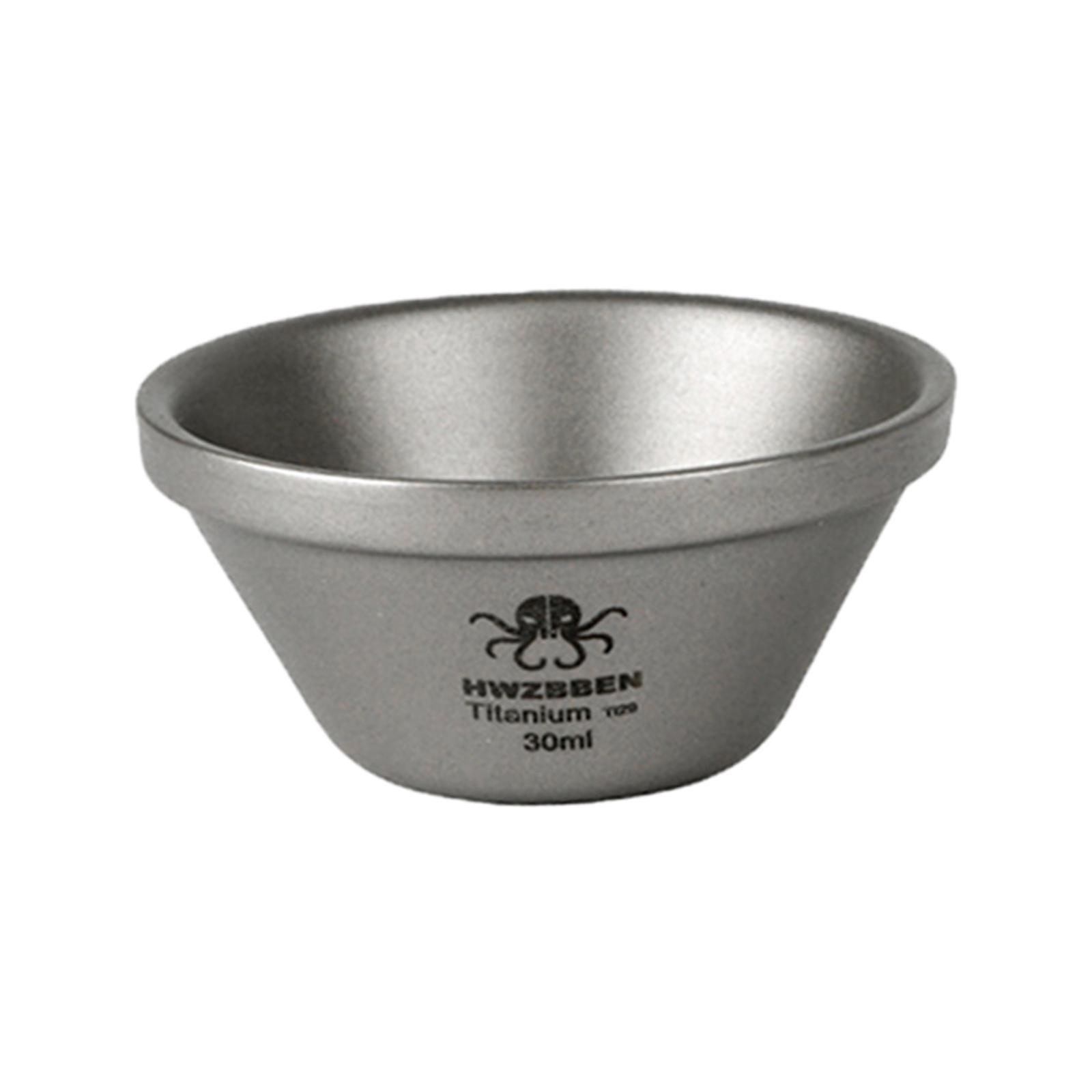 Titanium Cup Double Wall Coffee Cups Liquor Cup Mug Beer Cup Tea Drink Cup for Camping Water