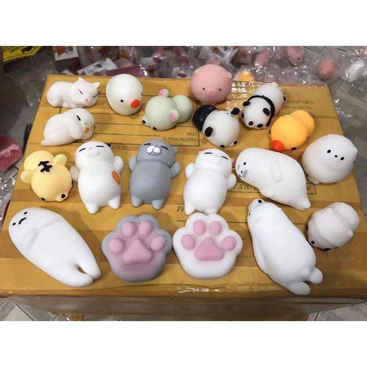 Combo 50 Squishy Mochi Hình Thú Cực Dễ Thương