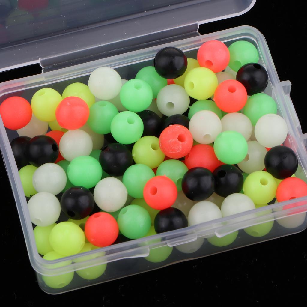 200pcs Fishing Beads Carp Fishing Rigs Making Beads Terminal 6mm