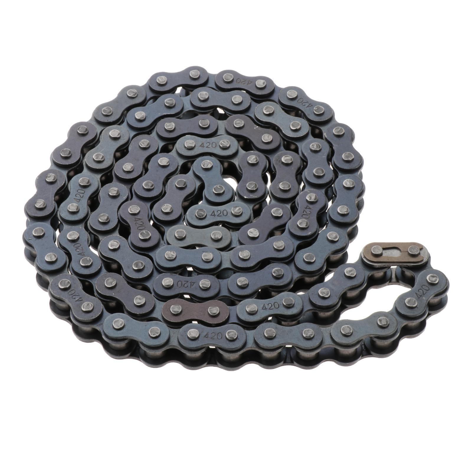 420 Motorcycle Chain 50-110Cc Tools Motorcycle Chain for Go Kart Dirt Pit Bike