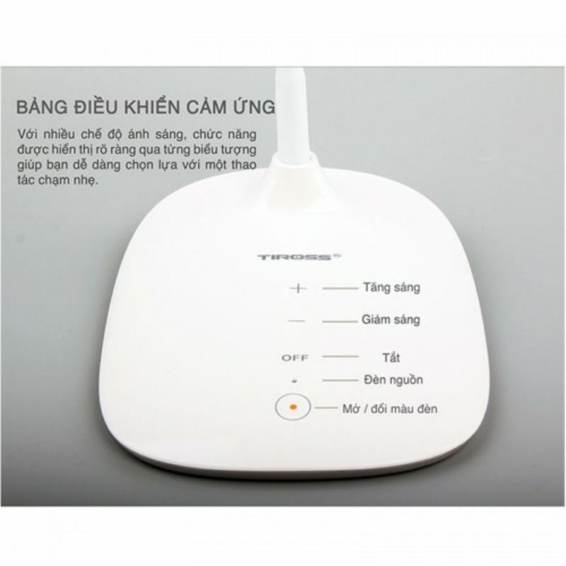 Đèn Bàn LED Chống Cận Tiross TS1802 - 6W - Hàng Chính Hãng