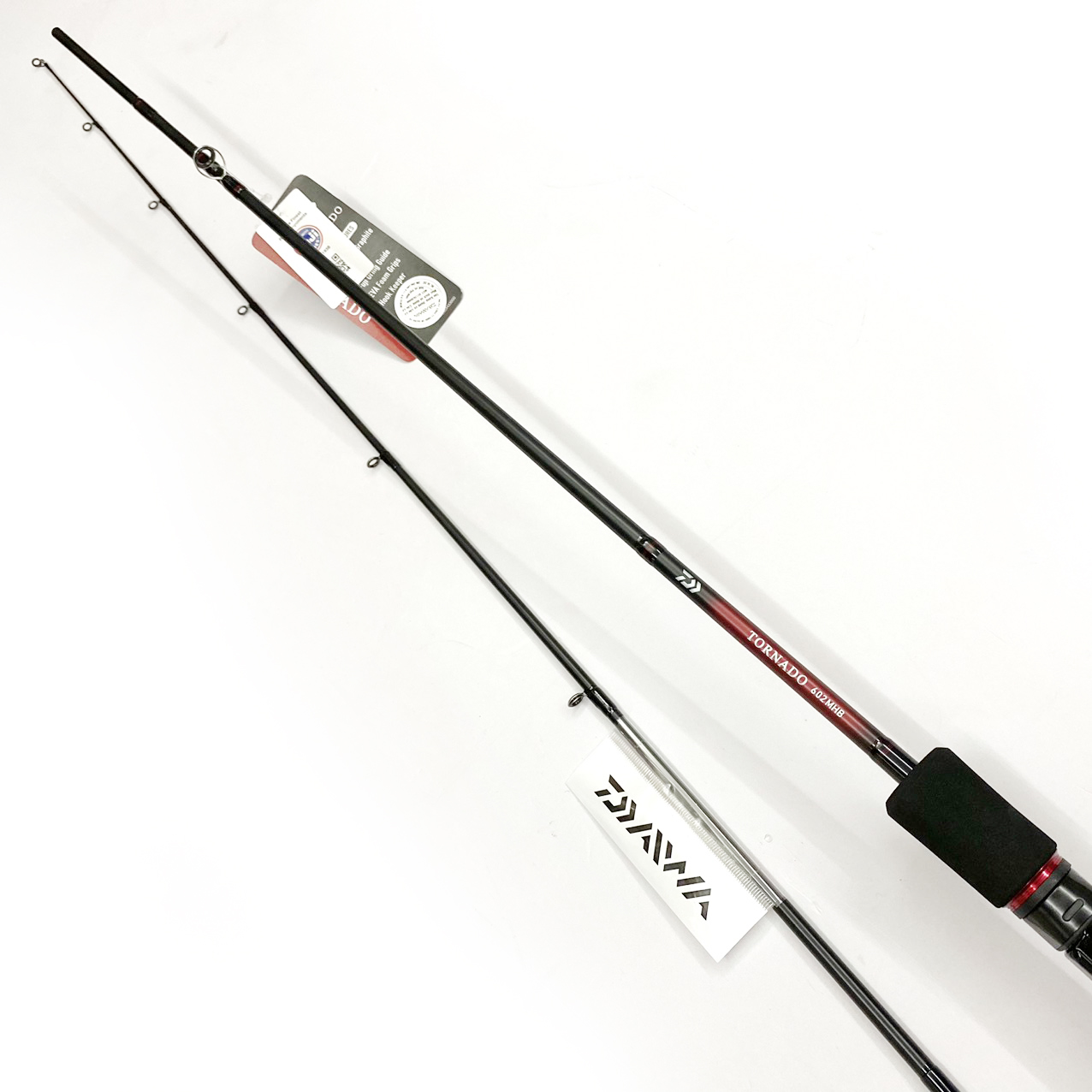 Cần Câu Cá Daiwa Tornado 602MB, 602MHB, 662MB Cần Lure Máy Ngang 1m80, 1m98 Khoen Fuji Hàng Chính Hãng Made In Việt Nam