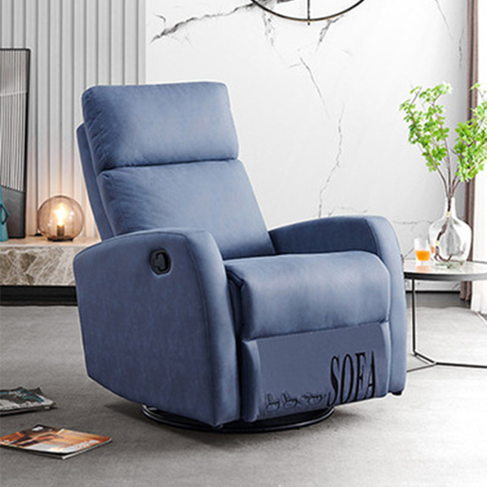 Ghế Thư Giãn Đọc Sách Da Pu Có Gác Chân Gấp Gọn Thông Minh - Ghế Sofa Thư Giãn Dựa Lưng Êm Ái Decor Phòng Khách Đẹp