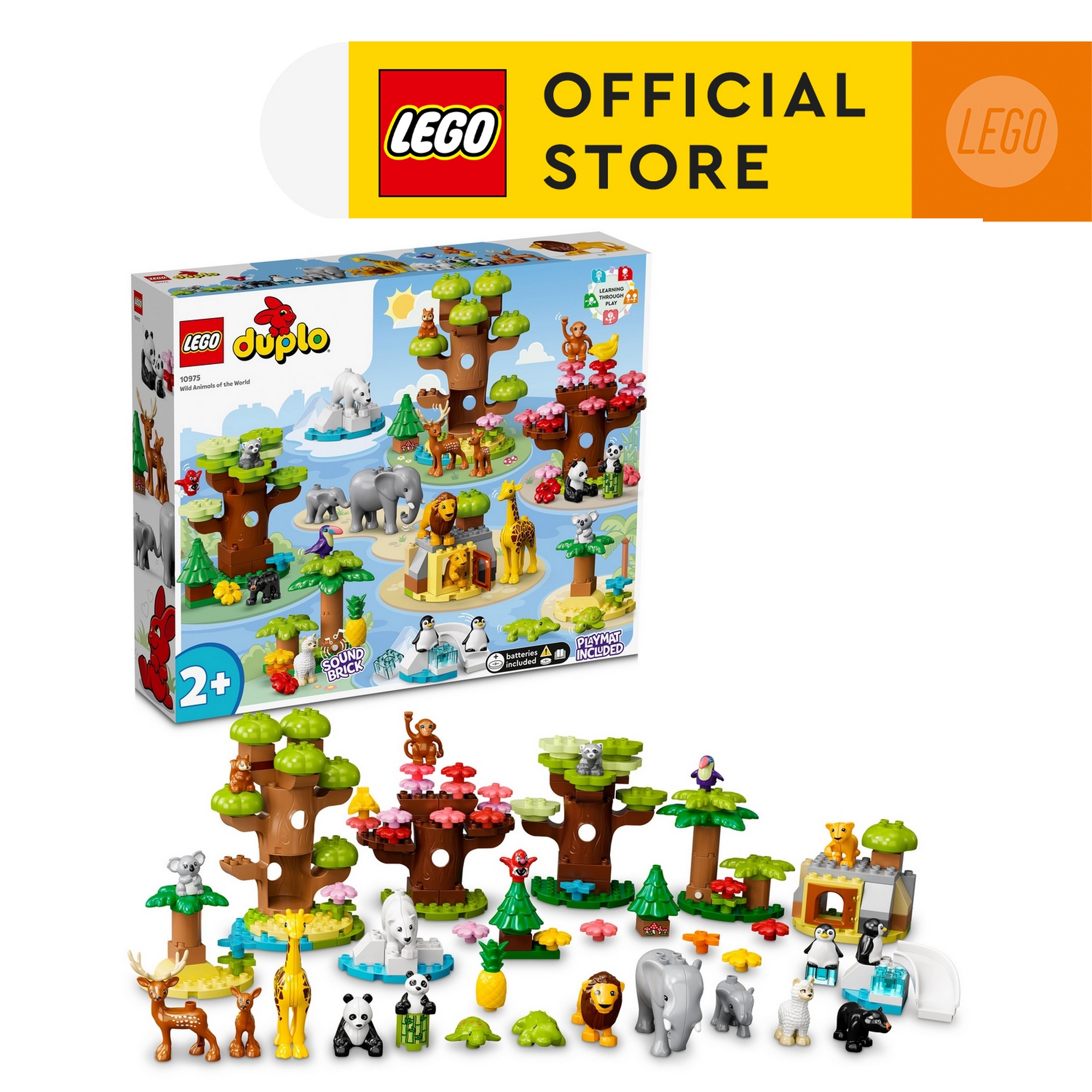 LEGO DUPLO 10975 Khám phá thế giới động vật hoang dã (142 chi tiết)