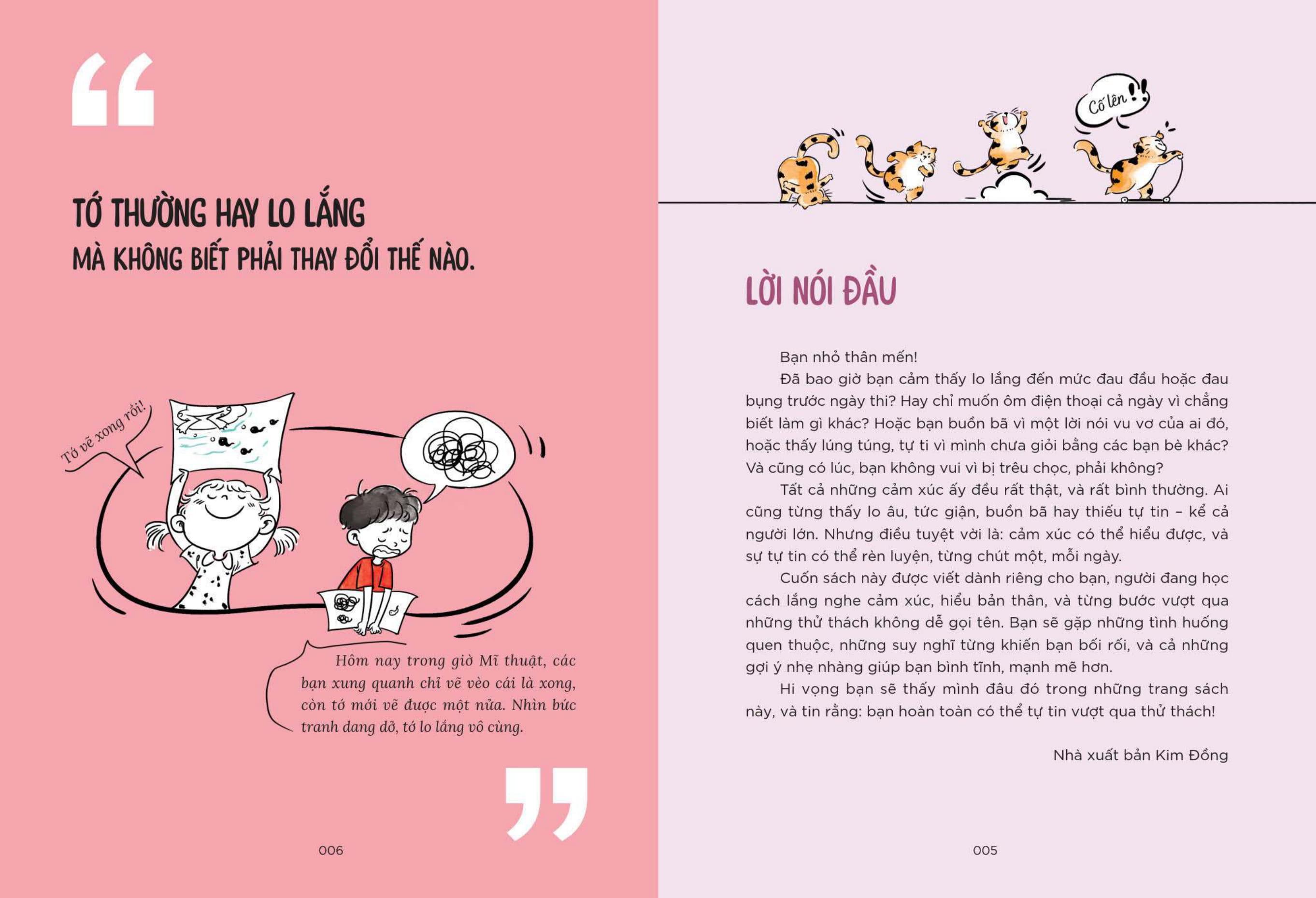 Sách - Tớ Tự Tin Vượt Qua Thử Thách - Rèn Khả Năng Quản Lí Cảm Xúc - Những Bài Tự Rèn Luyện Không Thể Thiếu Cho Học Sinh Tiểu Học