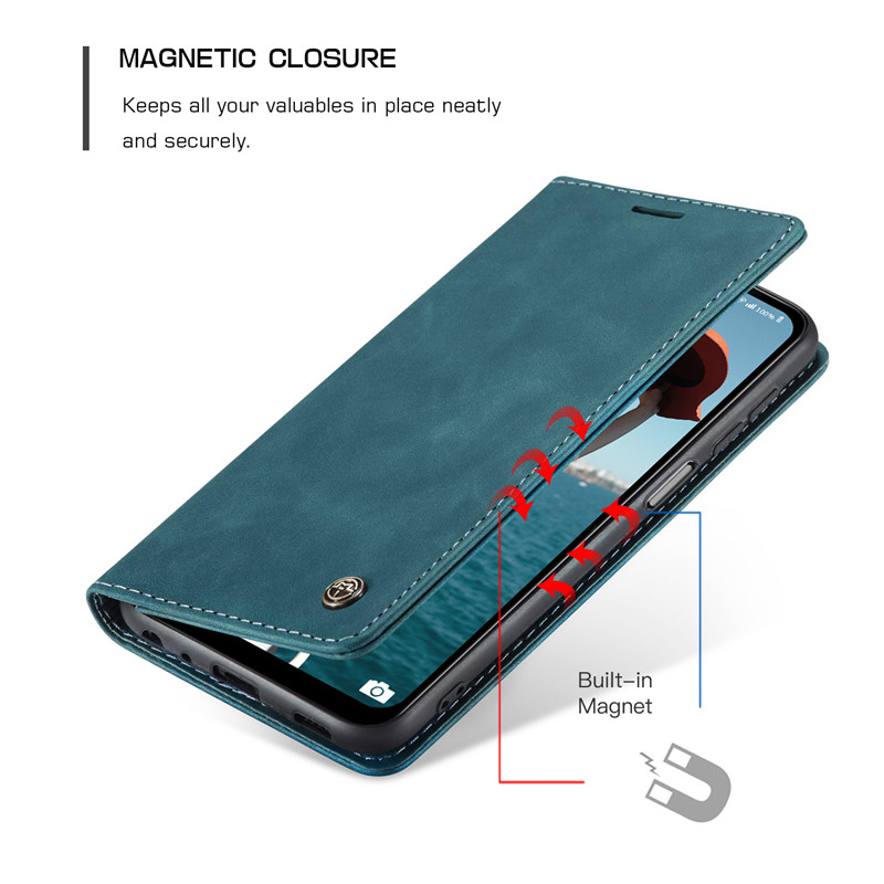 Bao da dạng ví dành cho Samsung Galaxy A53 chính hãng Caseme - Hàng nhập khẩu