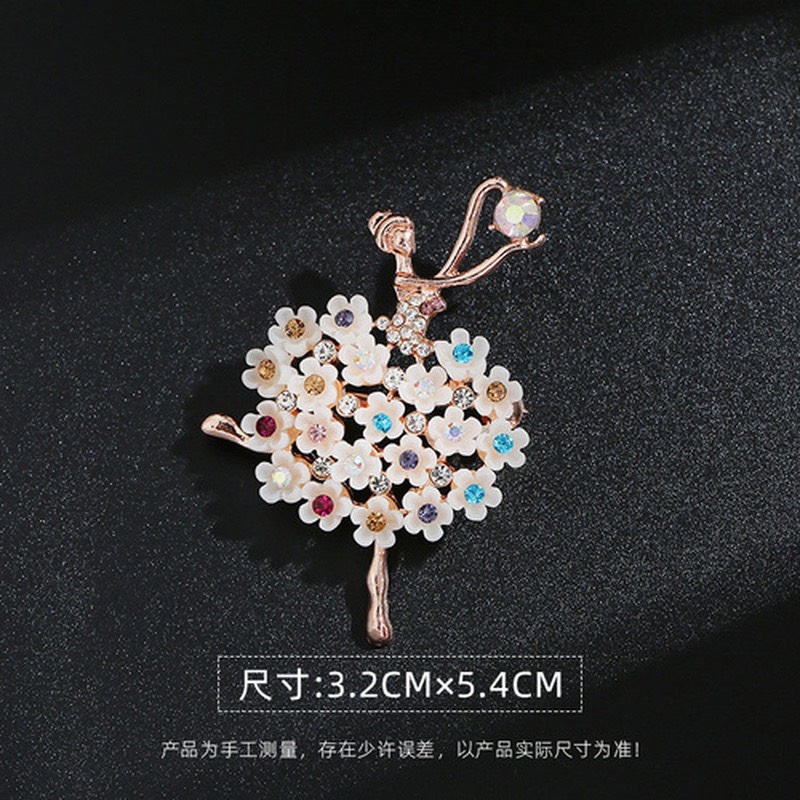 Ghim CàI Áo Đính Đá Ngũ Sắc ThờI Trang Cho Nữ,Tăng Mẹ,Cô Giáo,Bạn Gái 20/10.20/11,24/12,8/3...