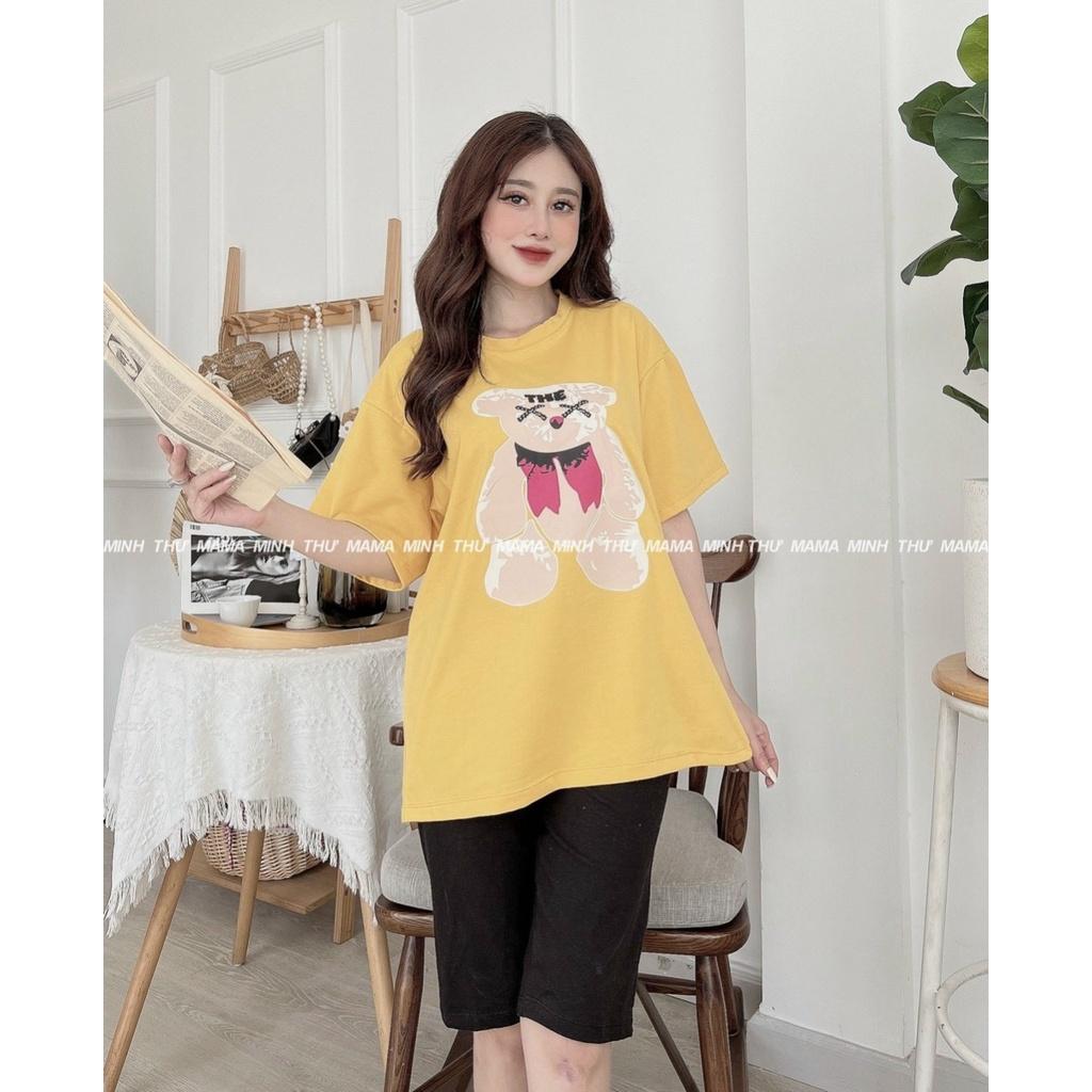 Bộ Bầu Mặc Nhà 100% Mềm Mại,Đồ Bầu Sau Sinh Có Chun Chỉnh Bụng